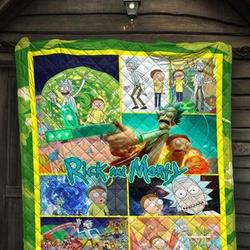 Rick And Morty Quilt Blanket Cfq40  Quilt
