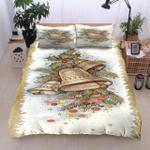 ring bell merry christmas printed bedding set bedroom decor d2229394