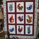 rise and shine chickens cla1810459q quilt blanket d2478550