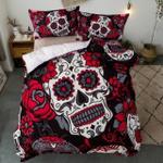 romantic skull flower bedding set bedroom decor d2114854