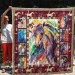 rottweiler my lovely friend u quilt ic d2488981