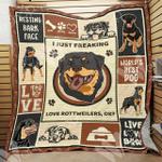 rottweiler quilt blanket dhc1312383vt d2481198