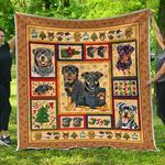 rottweiler quilt blanket dhc13123928vt d2447465