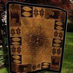 rustic deer hunting dn quilt tdheq d2486935