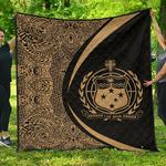 samoa coat of arms polynesian premium quilt circle style 02 j2 quilt d2419678