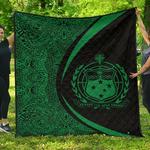 samoa coat of arms polynesian premium quilt circle style 06 j2 quilt d2419804