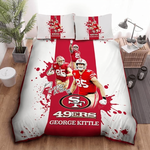 san francisco 49ers bedding set quilt fleece blanket w240904 d2172036