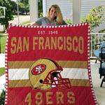 san francisco 49ers quilt blanket 07 d2456616