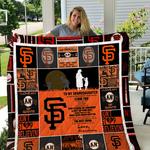 san francisco giants to my granddaughter love grandmom quilt d2421235