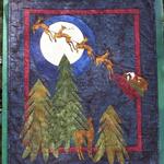 santa sleigh quilt tdhwj d2487221