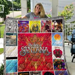 Santana Albums Cover Poster Quilt
