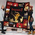 seagrams 7 all i need is whiskey gift idea quilt d2422605