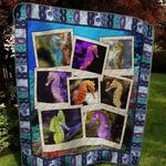 seahorses p060407 quilt blanket quilt d2415391