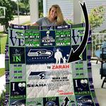 seattle seahawks personalized name quilt blanket d2418650
