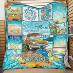 sell your stuff find a beach enjoy sunset become a local life is better at the beach quilt 0