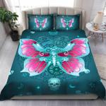 sensual jade and pink butterfly skull bed sheets spread comforter duvet cover bedding sets d2124129