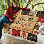 she believe she could so she did nurse quilt blanket dhc020120216td d2446614