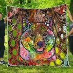 shiba inu premium quilt dean russo art d2484042