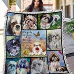shih tzu be my wings quilt blanket dhc3112993td d2482456