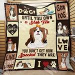 shih tzu dog quilt khc d2485284