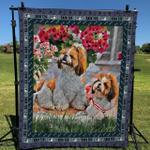 shih tzu garden cl10100230mdq quilt blanket d2482928