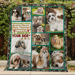 shih tzu ill always be your side quilt blanket dhc31121738td d2447099