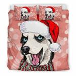 siberian husky christmas clp1712496t bedding sets d2209449