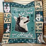 siberian husky dog clt1211012h quilt blanket d2481706