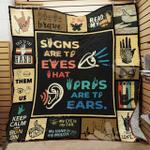 sign language deaf o quilt xw d2488659