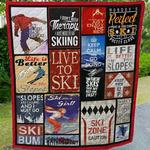 skiing bi050806c tbg quilt blanket d2445296