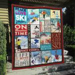 skiing tu290705c tbg quilt blanket d2445567