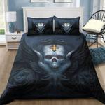 skull 3d cross dark angel duvet cover bedding set d2125539