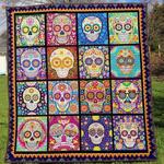 skull bi060708b tbg quilt blanket d2447880