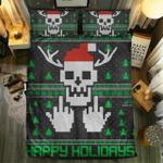skull christmas bedding set bedroom decor d2115063