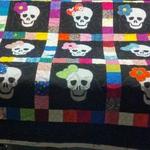 skull cla260678 quilt blanket d2483478