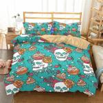 skull cup cake printed bedding set bedroom decor d2114097