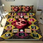 skull day of the dead bedding set qafe d2118555