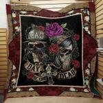 skull day of the dead quilt blanket dhc04012004dd d2481181