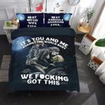 skull double its you and me printed bedding set bedroom decor d2114119