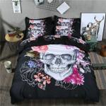 skull floral gothic day of the dead bedding set bedroom decor d2126363