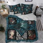 skull girl tn270862t bed sheets spread comforter duvet cover bedding sets d2233168