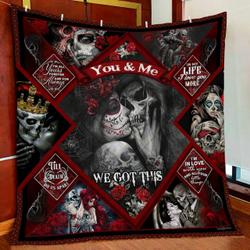 Skull Lmc111131 Quilt Blanket