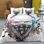 skull loves music bed sheets spread comforter duvet cover bedding sets d2125699