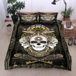skull magic cross printed bedding set bedroom decor d2115401