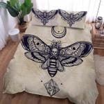 skull moth hn030956b bed sheets spread comforter duvet cover bedding sets d2236128
