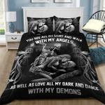 skull motocycle bedding dth200602hd d2233109