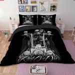 skull motocycle cl2409190mdb bedding sets d2232466