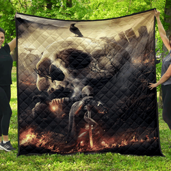 Skull Quilt Blanket Dhc1001647Vt