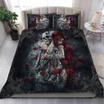 skull roses bed sheets spread comforter duvet cover bedding sets d2123805