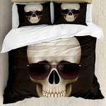 skull with sunglasses bedding set bedroom decor d2126720